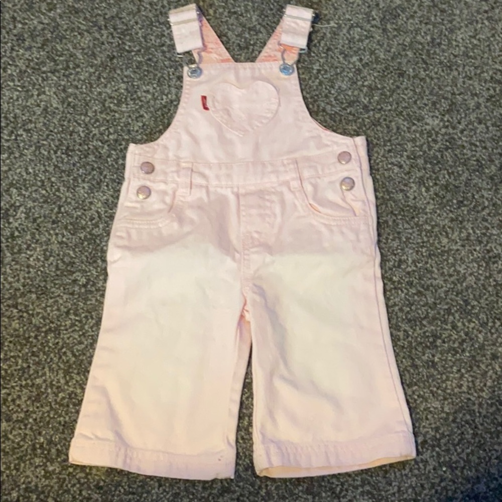 Levi’s baby girls overalls